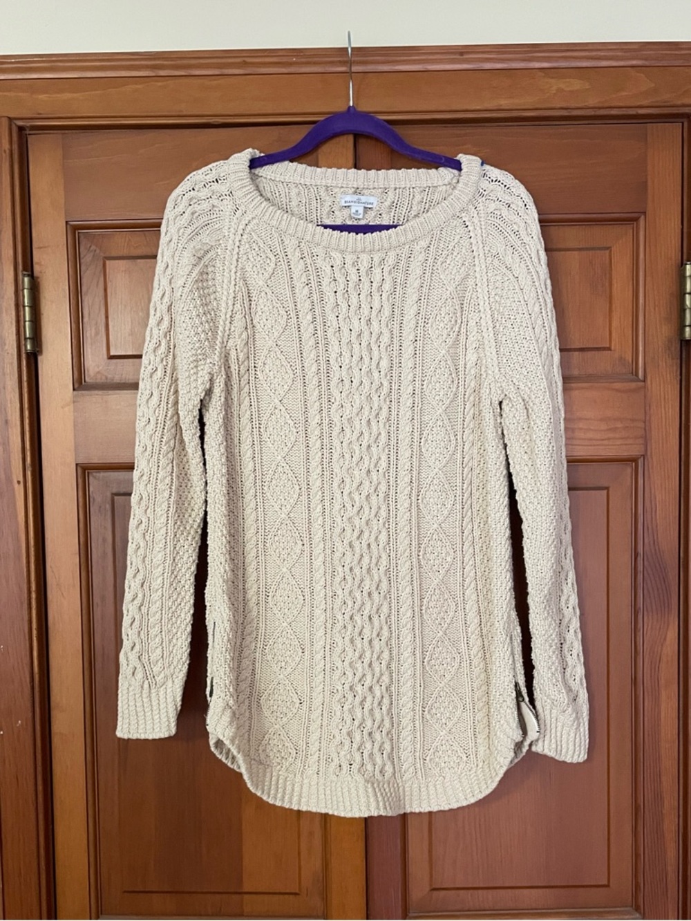 Signature cable knit fisherman sweater